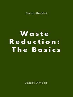 cover image of Waste Reduction